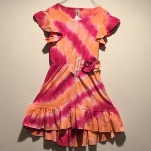 Tie-dye Girls dress, size 5, never worn